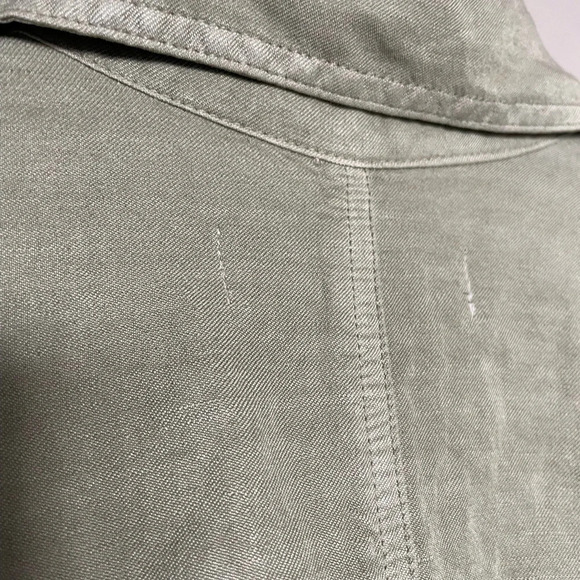 Kenneth Cole  Reaction Linen Blend Double Breasted Jacket Blazer Sz S - Picture 6 of 12